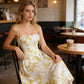 👗 50% OFF NOW! 🌸 Women's Floral Print Tie-Strap Midi Dress – Flattering Fit, Lightweight & Perfect for Spring & Summer ☀️