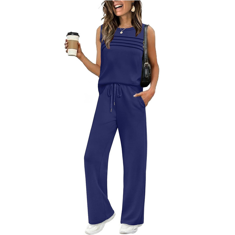 💗LAST DAY SALE 60% OFF⚡50K+ SOLD💕Women's Sleeveless Top & Drawstring Pants Set☀️Lounge Wear Set❤️