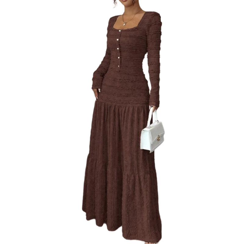 💐50% OFF ! Square Neck Maxi Dress – Over 50,000 Sold 💕🔥【Limited Offer】