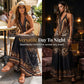 Animal Print Halter V-Neck Maxi Dress
