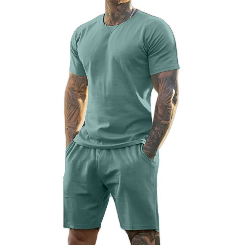 Men's Athletic T-Shirt & Shorts 2-Piece Set 💪 The Ultimate Men's Fitness Set🏋️‍♂️