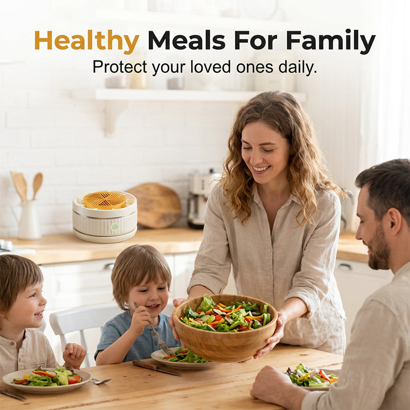🍉🥬 Multi-Functional Wireless Portable Food Cleaner & Purifier with Waterproof Design
