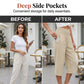 【S-3XL】🍂Lightweight Elastic Waist Crop Pants for Women