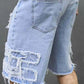 🔥While Supplies Last 40% OFF!🎉 Men's Ripped Denim Shorts with Frayed Details