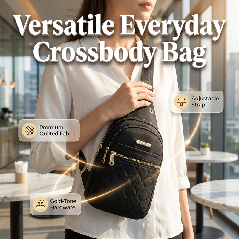 🍃Women's Stylish Multi-Pocket Crossbody Bag