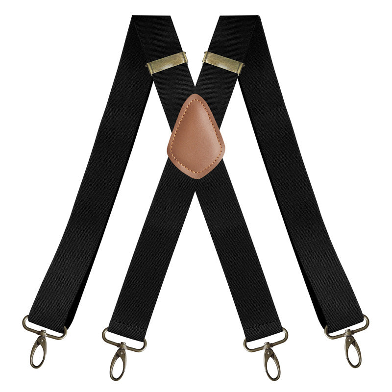 ⏰Men's X-Back Suspenders with Hook Clips