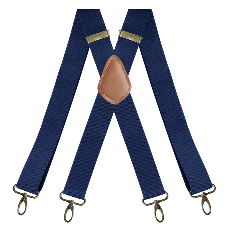 ⏰Men's X-Back Suspenders with Hook Clips
