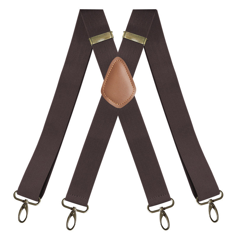⏰Men's X-Back Suspenders with Hook Clips