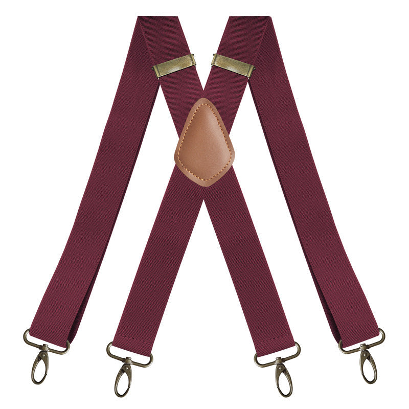 ⏰Men's X-Back Suspenders with Hook Clips