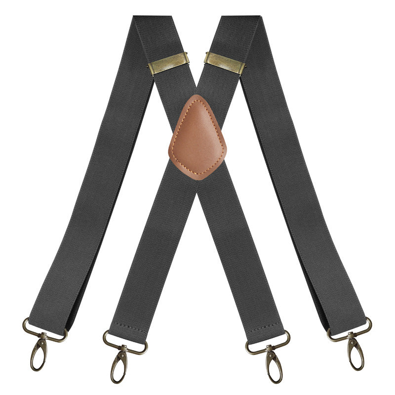 ⏰Men's X-Back Suspenders with Hook Clips