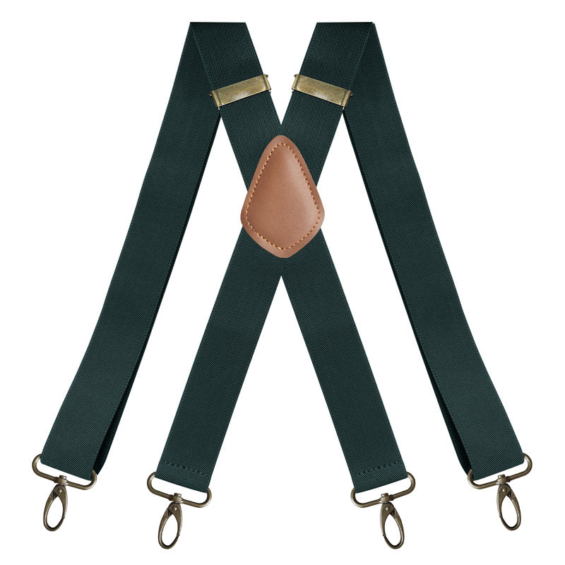 ⏰Men's X-Back Suspenders with Hook Clips