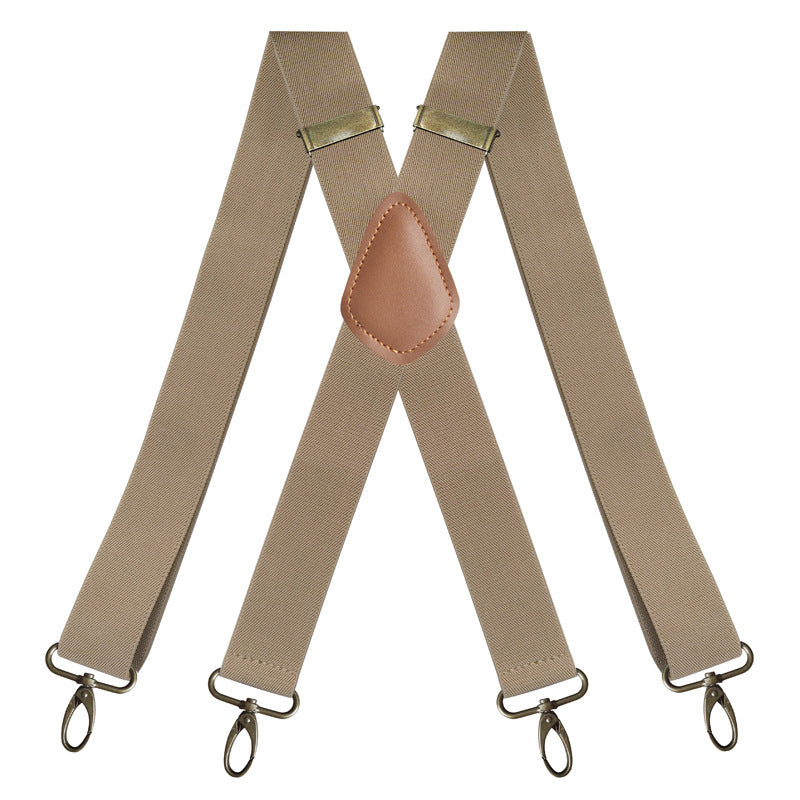 ⏰Men's X-Back Suspenders with Hook Clips