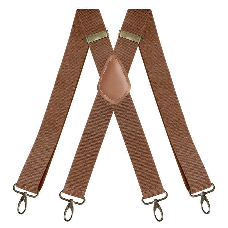 ⏰Men's X-Back Suspenders with Hook Clips