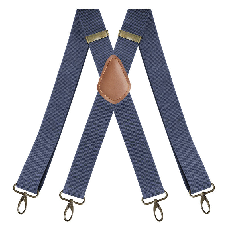 ⏰Men's X-Back Suspenders with Hook Clips