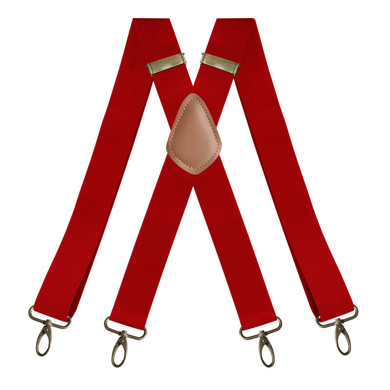 ⏰Men's X-Back Suspenders with Hook Clips