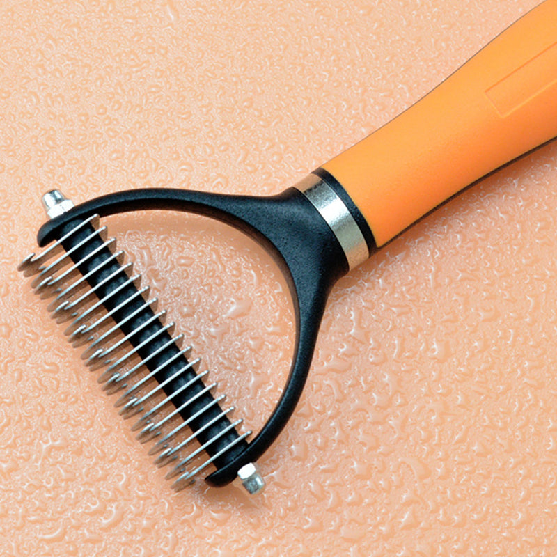 🔥 Hot 🔥Double-Sided Self-Cleaning Pet Grooming Brush