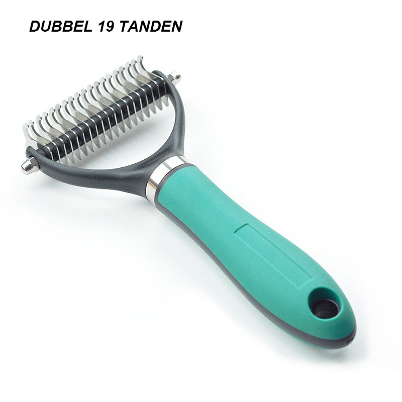 🔥 Hot 🔥Double-Sided Self-Cleaning Pet Grooming Brush