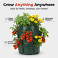 Hanging Strawberry Planter Bag with Side Pockets