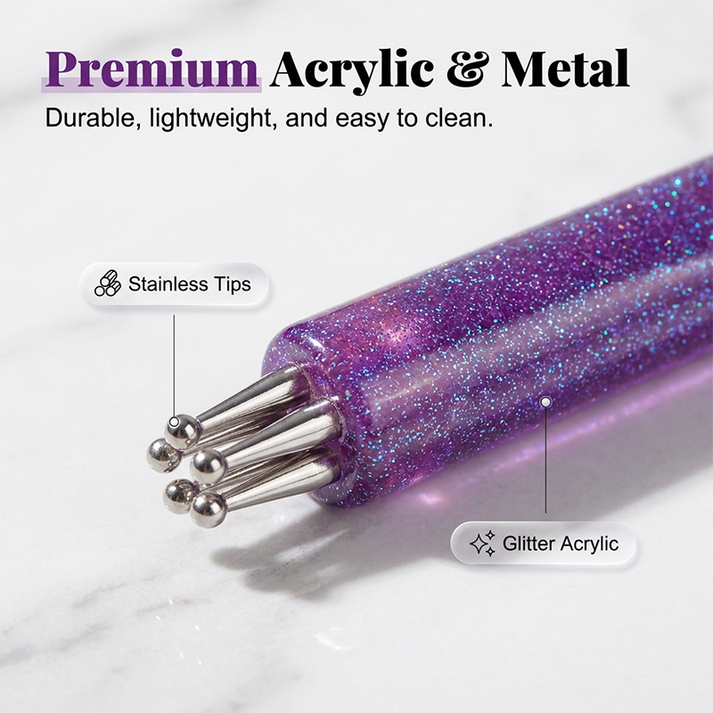 DIY Flower Nail Art Dotting Pen