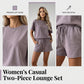 Women's Casual Solid Color Two-Piece Set