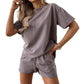 Women's Casual Solid Color Two-Piece Set