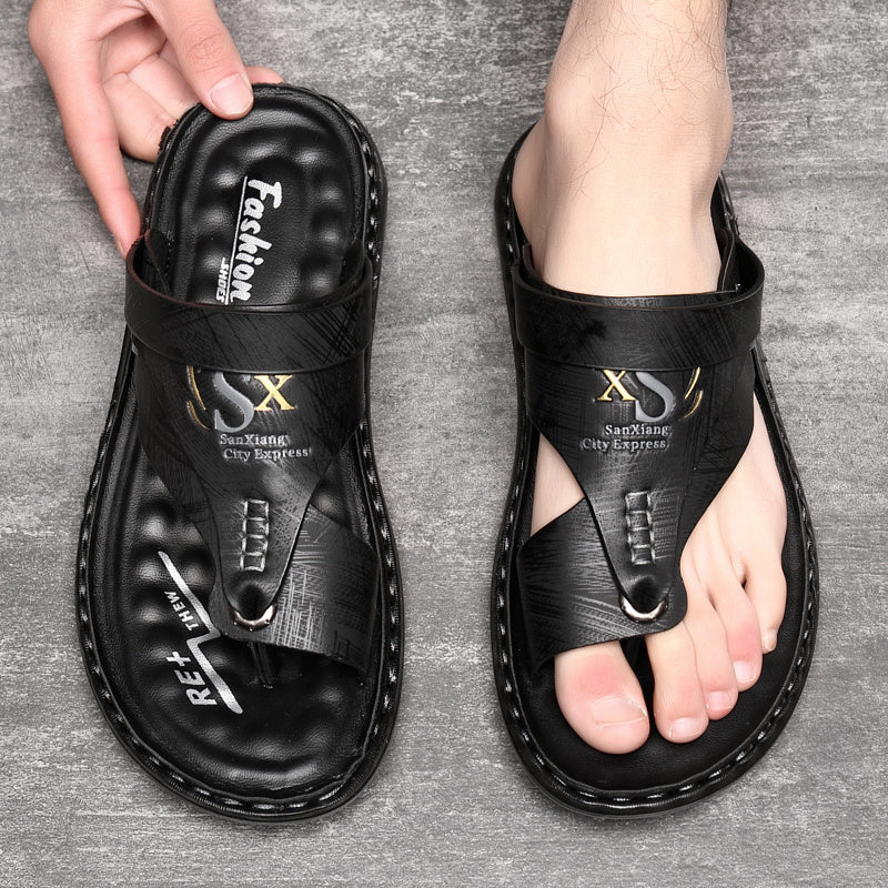 🥳SUMMER HOT SALE🥳💞50K+ SOLD!💥49% OFF! 🔥Breathable Soft Leather Outdoor Sandals for Men in Plus Sizes
