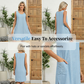 Women's Sleeveless Round Neck Casual Pocket Dress