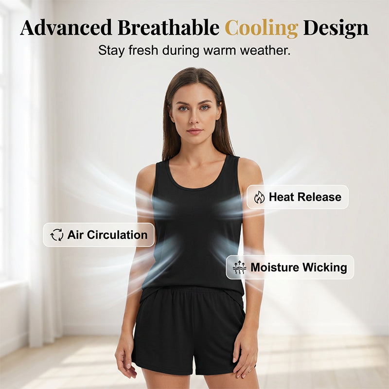 Women's Tank Top & Shorts 2-Piece Set