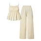 Women's Smocked Top & Pants 2-Piece Set