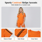 🏃‍♀️ Stay Active & Stylish: Women's Casual Short-Sleeve Top And Shorts Set For Your Summer Vibes☀️