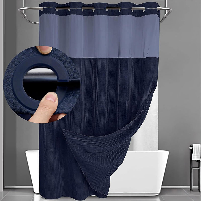 📢📢50% OFF !! ⏰Waffle Pattern Shower Curtain