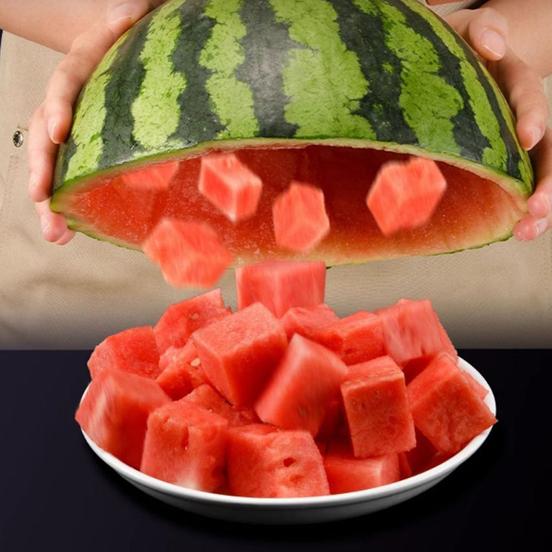 Quick-Cut Stainless Steel Watermelon Cube Slicer