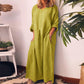 💥Limited Time Sale 50% OFF!!!💥Women's Casual Cotton Linen Loose Maxi Dress