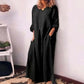 💥Limited Time Sale 50% OFF!!!💥Women's Casual Cotton Linen Loose Maxi Dress