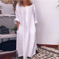 💥Limited Time Sale 50% OFF!!!💥Women's Casual Cotton Linen Loose Maxi Dress