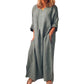 💥Limited Time Sale 50% OFF!!!💥Women's Casual Cotton Linen Loose Maxi Dress