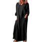 💥Limited Time Sale 50% OFF!!!💥Women's Casual Cotton Linen Loose Maxi Dress