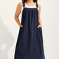 🎁2026 New Arrivals 50% OFF💥Loose Midi Overall Dress – Relaxed Fit, Breathable & Side Pockets – Everyday Casual ✨
