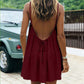 📢📢40% OFF !! ⏰Summer Backless Spaghetti Strap Mini Dress