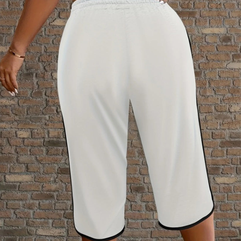 🏃‍♀️‍➡️👖Last Day Special Price:£ 13.99!!! ⏰Women's Drawstring Capri Pants with Pockets