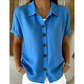 Women's Summer Casual Cotton-Linen Shirt