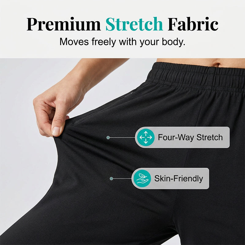 👖 50% OFF NOW! ⏳ Women's Casual Quick-Dry Stretchy Capri Pants – Lightweight, breathable & perfect for travel, yoga or everyday wear ✨