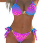 Women's Stylish Leopard Print Halter Bikini Set