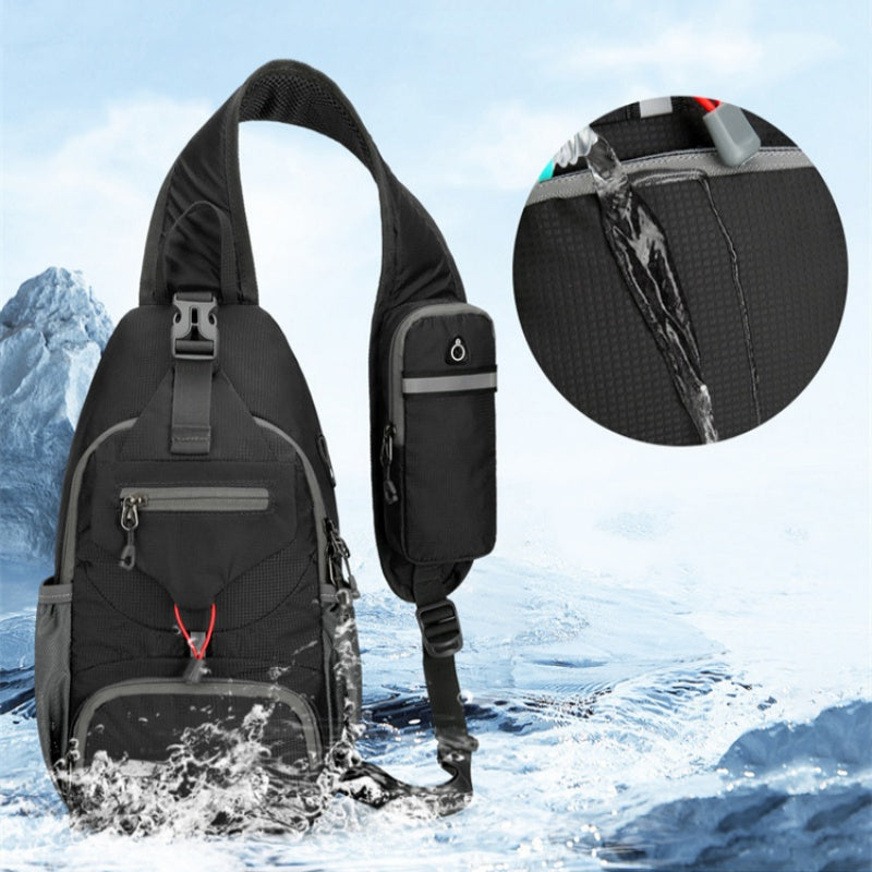 ✨ Perfect for Hiking and Traveling ✨Packable Small Crossbody Sling Backpack with Side Pouch