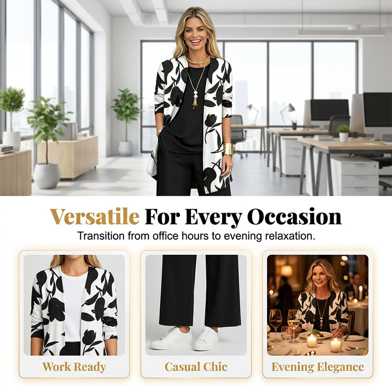 🌸 Effortless Style In One Beautiful Women's Casual Comfortable 3-Piece Outfit Set✨
