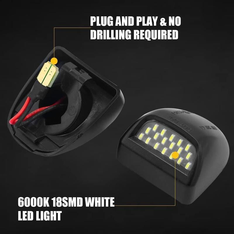 Universal LED License Plate Lights