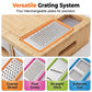 Bamboo Cutting Board with Containers and Graters