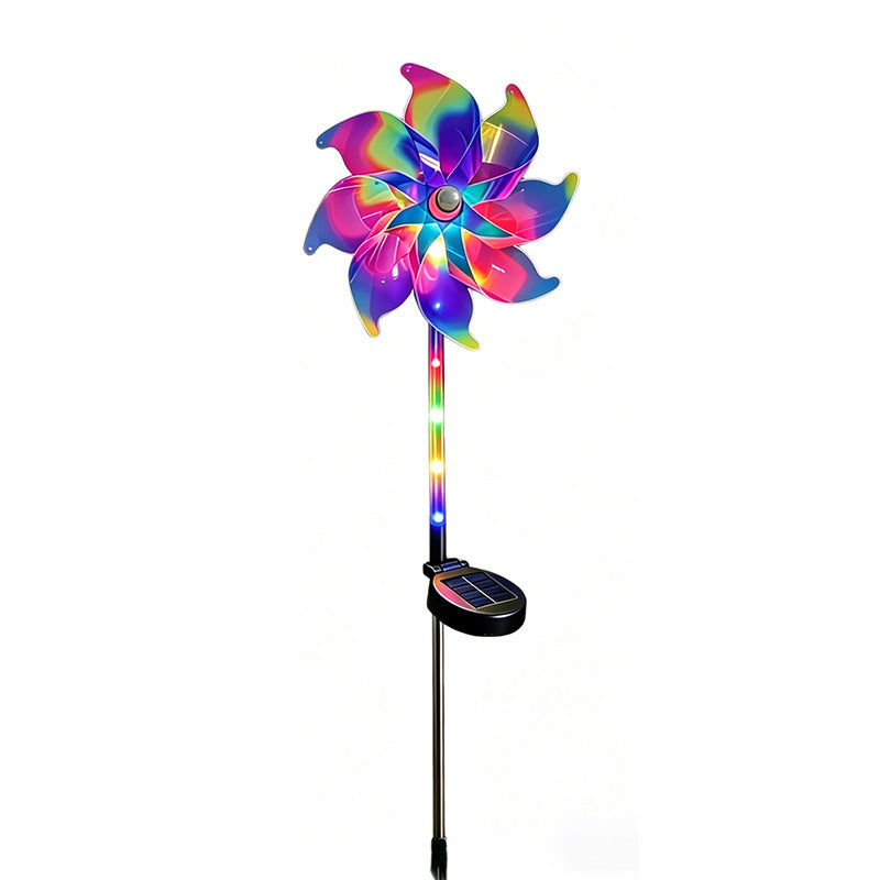 🔥Summer Hot Sale 49% OFF✨ Solar Powered Rainbow Pinwheel Garden Light