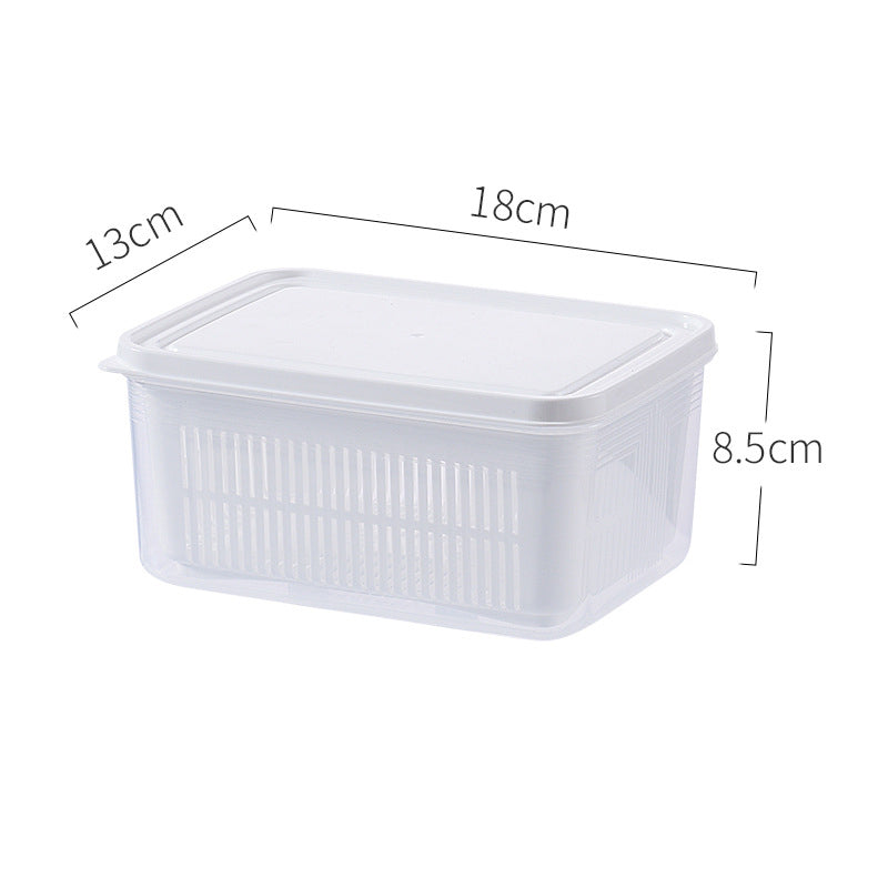 Layered Draining Food Storage Container
