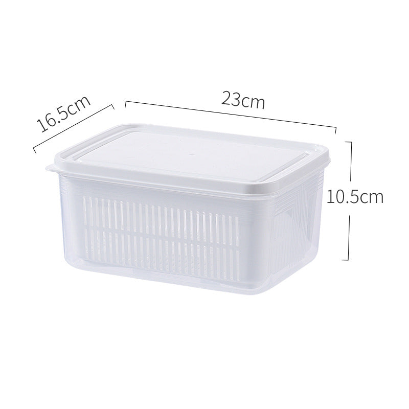 Layered Draining Food Storage Container